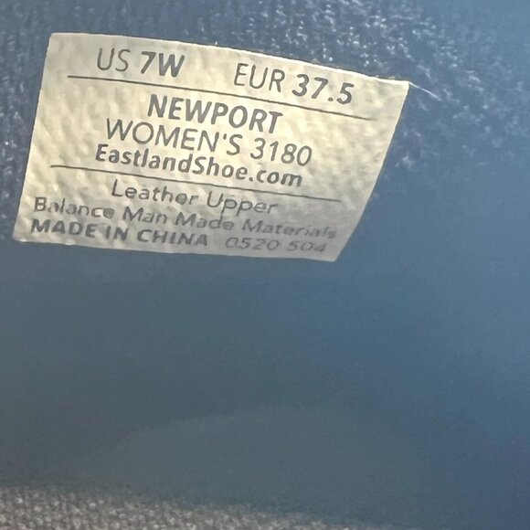 7W 7‎ WIDE WIDTH Eastland Womens Newport Brown Leather Slip On Loafers Shoes - Picture 12 of 12